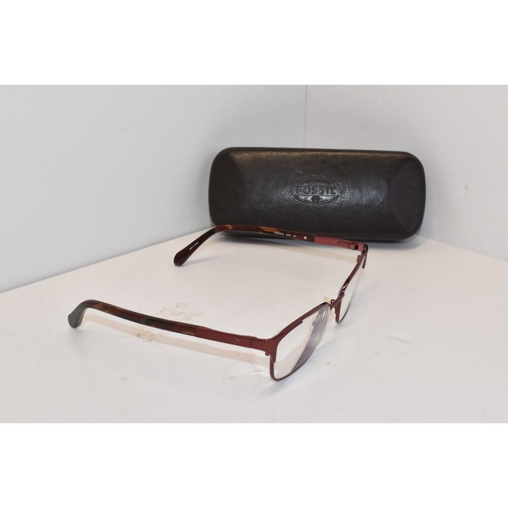 Fossil FOS 6048 023B Women's Eyeglasses Frames ONLY 52-17-135 Bordeaux Rose